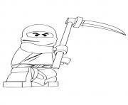 Printable Ninjago Cole coloring pages