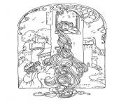 Printable adult rapunzel coloring pages