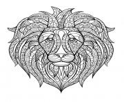 adult lion head