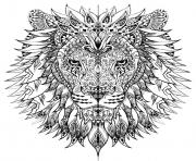 adult difficult lion head