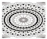 Printable mandala adult 2 coloring pages