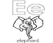 animal e alphabet s free0025