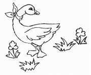 kids printable animal s goose5789