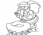 Printable carefull santa 31ab coloring pages