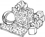 Printable presents for christmas s printable09b1 coloring pages