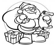 Printable gifts santa 944b coloring pages