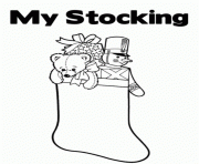 Printable printable s christmas my stockingc58c coloring pages