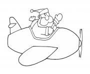 Printable preschool s airplane and santa46ec coloring pages