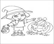 Printable dora halloween s for kidsa82f coloring pages