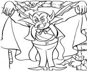 Printable halloween s dracula spookya502 coloring pages