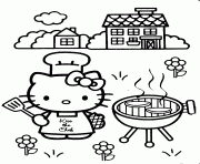 hello kitty as a cook 94b2