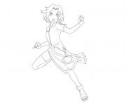 Printable naruto s sakura fighting84ce coloring pages