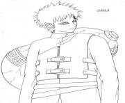 Printable naruto s gaara31aa coloring pages