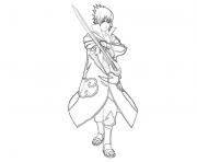 Printable sasuke of naruto s7829 coloring pages