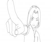 Printable sakura haruno s of naruto girls3a67 coloring pages