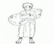 Printable naruto s awesome gaara1266 coloring pages