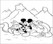 mickey in pre historic age disney c16a