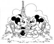 mickey and minnie in paris disney 66a1