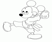 mickey does karate disney 16ff