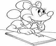 minnie making letter disney a5cb