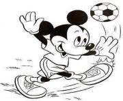 mickey kicking a ball disney 932d