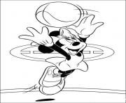 minnie plays basketball disney 369d