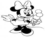 minnie having ice cream disney bbe9