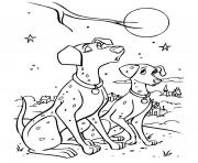 two dalmatians under the moon 13da