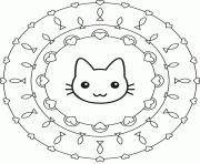 cute cat mandala s170e