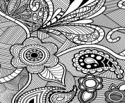 flowers paisley design