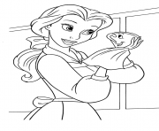 belle cleaning chip disney princess f719