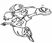 softball girl coloring page e1449387408810cafb