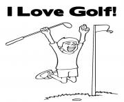 i love golf sports s3d99