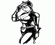 pretty catwoman from batman comic