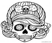 Girl Skull cute adult