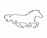 horse stencil 60