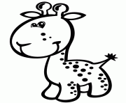 cute baby giraffe for preschool kids