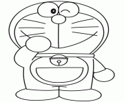 Printable cute doraemon coloring pages