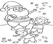 free s christmas santa and kids3e4b