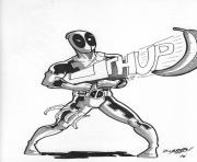 deadpool with gun