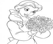 Printable belle princess for girls disney2434 coloring pages