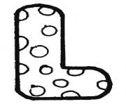 bubble letter l