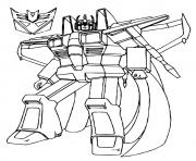 transformers Star Scream a4 coloring pages