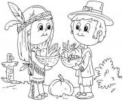 Printable Thanksgiving November kid