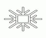 snowflake stencil 13