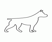 dog stencil 88