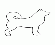 dog stencil 77