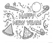 Happy New Year Printable