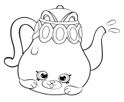 Petkins Tea Pot from Season 5 petkins shopkins