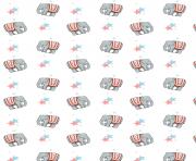 free printable children's birthday elephant paper